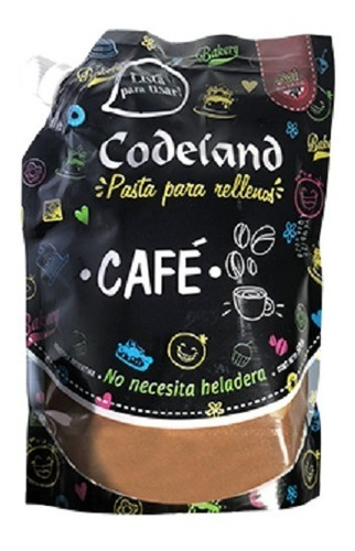 Pasta Relleno Codeland Cafe 500g Reposteria Sin Tacc Oferta