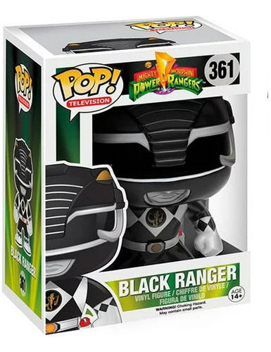 Funko Black Ranger 361 (power Rangers Mighty Morphin)