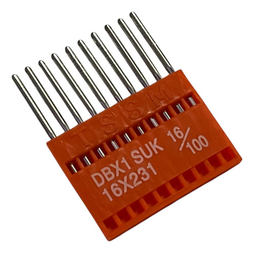 10 Agujas Para Máquina De Coser Recta Industrial Dbx1 16/100