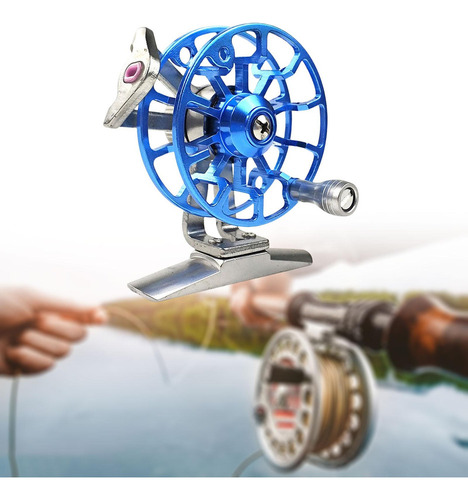 Carrete De Pesca En Hielo De Invierno, Aleación De D