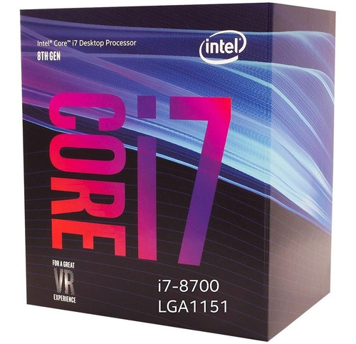 Processador Intel Core I7 8700 3.2 Ghz 8ª Geração Lga 1151