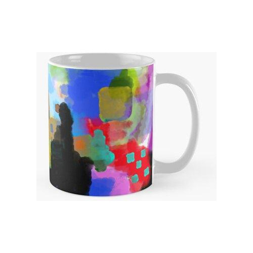 Taza Arte Abstracto Feo - Cuando Duermes Les Dices Adios - H