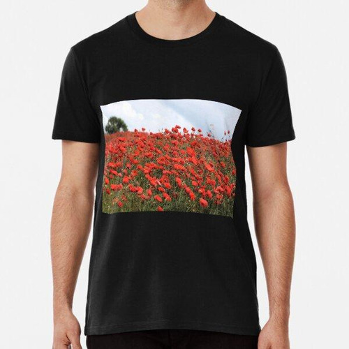 Remera Field Of Red Algodon Premium