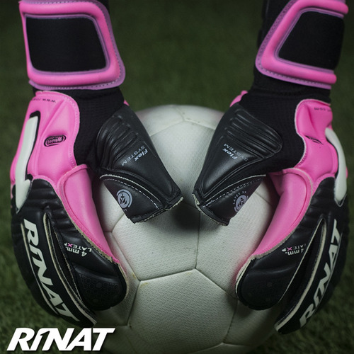 Imagen 2 de 6 de Guante De Portero Rinat Imperator Pro Adulto Negro Rosa
