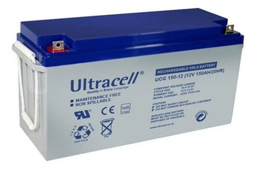 Bateria Estacionaria De Gel Ultracell 150 Ah 12v Ph Ventas