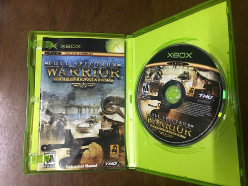 Juego Xbox: Full Spectrum Warrior