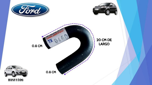 Imagen 1 de 6 de Manguera Eliminar Calefaccion Ford Fiesta 1.6 2007-2010