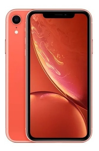 Apple iPhone XR 64gb Coral  Cargador Cable Funda Glass (Reacondicionado)