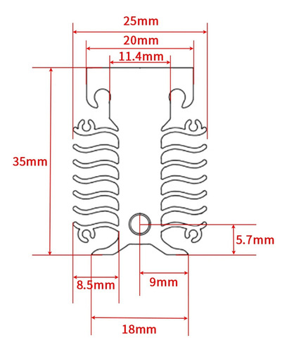 / Disipador De Calor Para Ender 3 V3 Se/ke, Totalmente