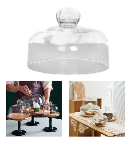 Take Clear Dome Tuber De Vidrio Redondo Domo De 18 X 28,3 Cm