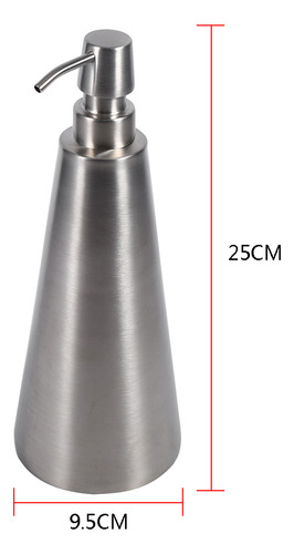 Dispensador De Jabón, 1 Unidad, 800 Ml, Acero Inoxidable De