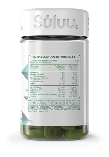Gomitas Nootrópico Multivitamínico Concentración Y Memoria