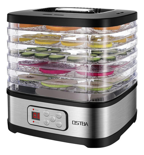 Deshidratadora De Alimentos Ostba 5 Bandejas 240w Led