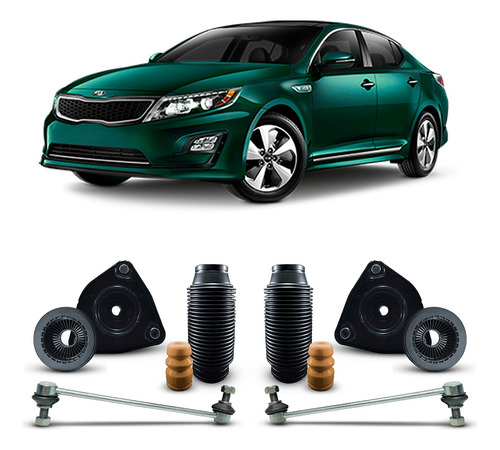 Par Kit Do Amortecedor Dianteiro Kia Optima 2012 13 14 15 16