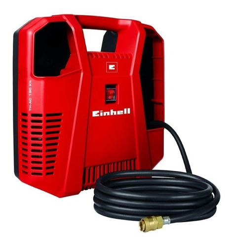 Compresor de aire mini eléctrico portátil Einhell TH-AC 190 Kit 0L 1100W 230V 50Hz rojo/negro
