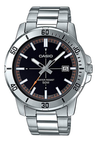 Casio Mtp-vd01d-1e2v Men's Enticer Stainless Steel Black