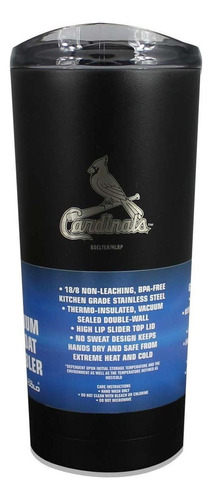 Termo Mlb Cardinals Premium 20 Oz Negro Unitalla