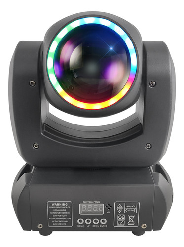 Moving Head Beam 100w Led Prisma Rotativo + Fita Led + Cores