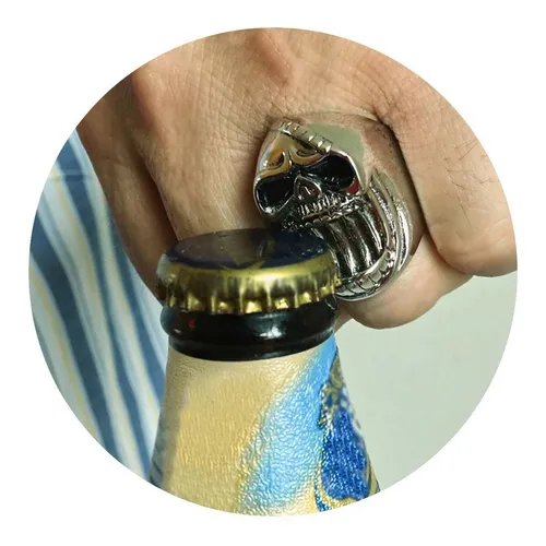 Anillo destapador calavera new arrivals