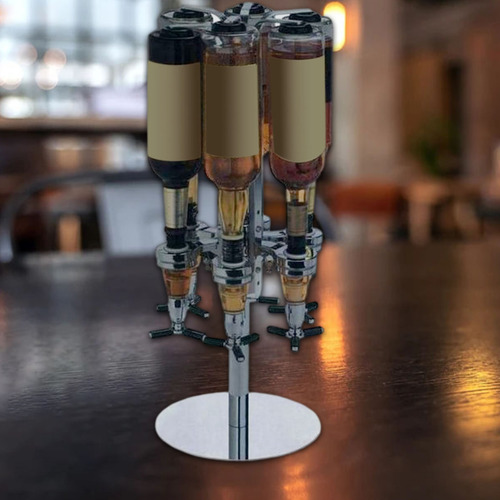 Dispensador De Licor Giratorio De 4 Botellas, Accesorios De