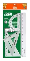 Comprar Kit Geométrico De Réguas Com 4 Peças Escolar