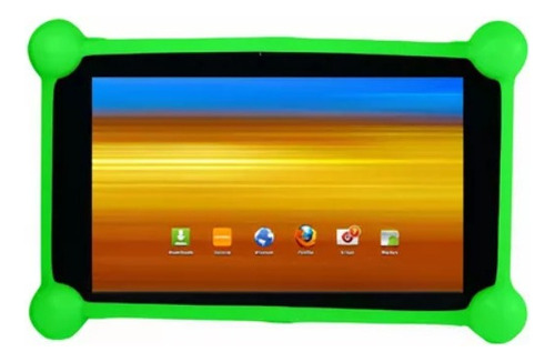 Capa Tablet Protetor De Borracha Bumper Contra Quedas Cor Verde