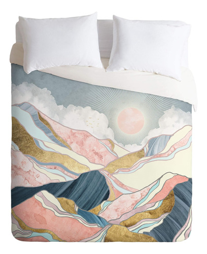 Society6 Spacefrogdesigns Spring Morning Juego De Edredón Co