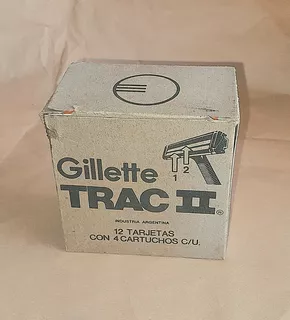 Vint_retro Gillette Antiguo Track Ii Argentina Año 1970