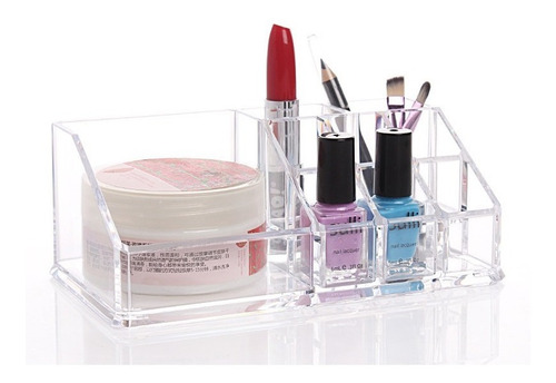 Imagen 4 de 6 de Organizador De Maquillaje De Acrílico Con Cajoncito