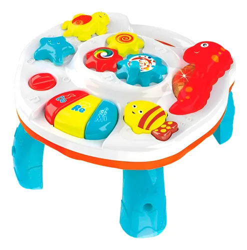 Mesa De Juego Didáctica Bebes 2 En 1 Luz Y Sonido Musical
