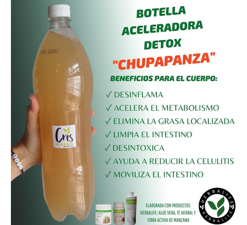Bebida Aceleradora Detox  Chupapanza 