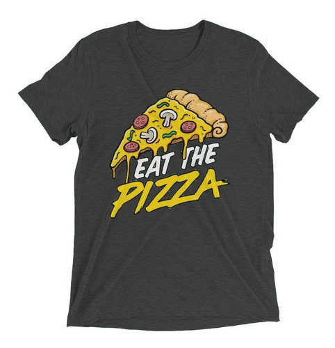 Playera De Pizza Coma Pizza Colores Real Trending Rebanada