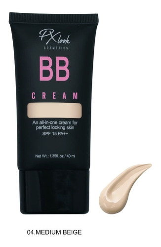 Imagen 1 de 4 de Maquillaje Liquido Bb Cream Profesional Spf 10 Prolux 