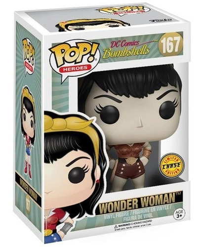 Funko Pop Dc Chase Limited Edition Bombshells - Wonder Woman