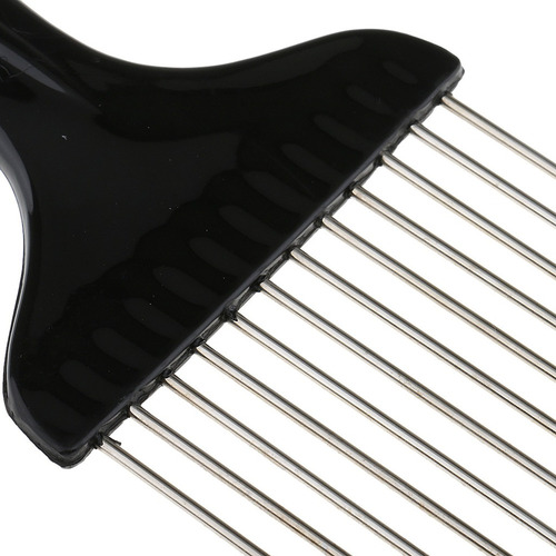 A 2pcs Peine Afro Ancho Dientes For Cabello Cortar Cepillo
