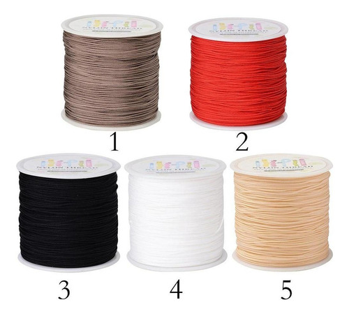 N Cable De Macramé De 90 M/rollo, Cordón De Nylon, Hilo