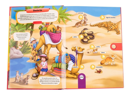 Imagen 2 de 3 de Libro Interactivo El Mundo De Los Animales Con Sonidos