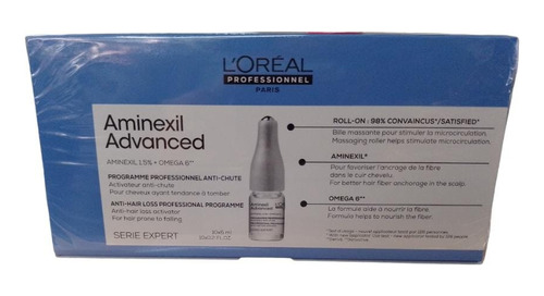 Loreal Aminexil Programa Avanzado Anticaída 10unid X 6ml