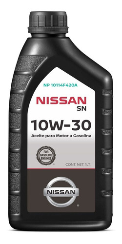 Aceite De Motor 10w-30 Nissan Senta 4lts - Original