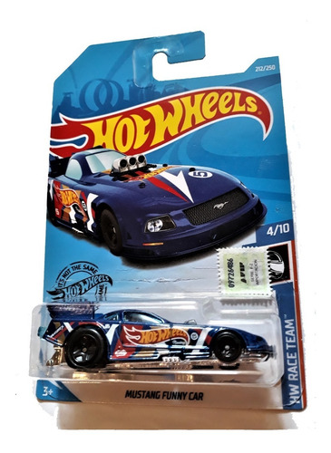 Hot Wheels Mustang Funny Car Hw Race Team 1/64 Retira Envíos