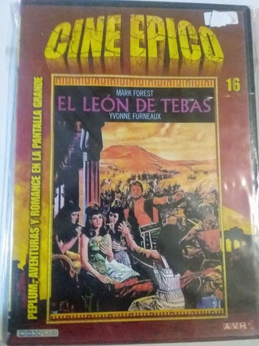 Dvd - El Leon De Tebas - Mark Forest Orig. Impecable 