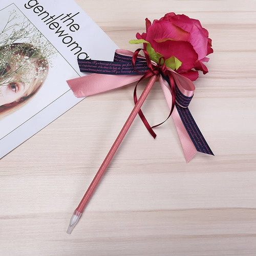Boligrafo Lapicera Toymytoy | Flores | Hecho A Mano | 4-p