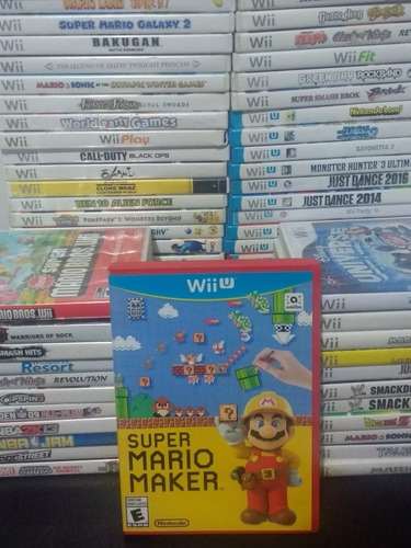 Juego Para Nintendo Wii U Super Mario Maker Wii Luigi Toad 