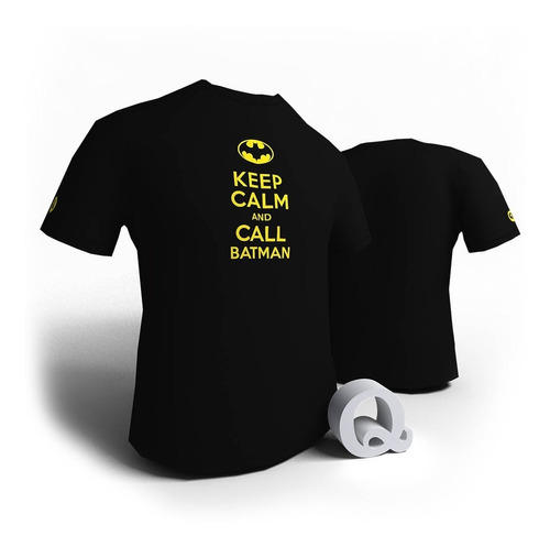 Remera Vc 100% Algodon - Keep Calm - And Call Batman