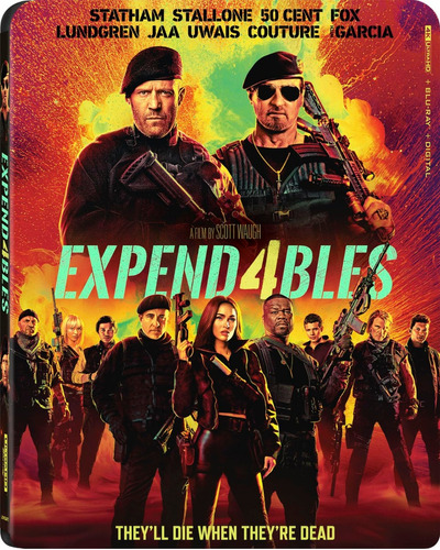 Blu Ray 4k Ultra Hd Expendables 4 Original Stallone  