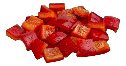 Pimiento Rojo En Cubos Congelado X 1 Kilo