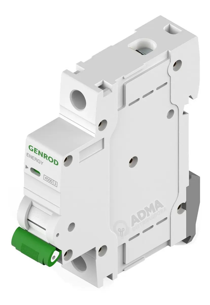 Llave Térmica Unipolar 10A Genrod Interruptor Termomagnético