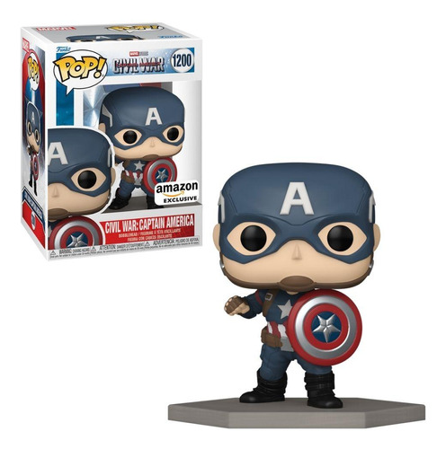 Boneco Funko Pop! Marvel Civil War - Captain America