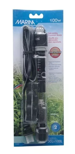 Aquael Calentador Acuario Platinium 100W Negro