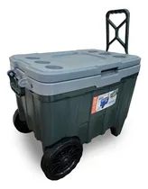 Comprar Caixa Térmica Grande Cooler 54lt 74 Latas Com Rodas Gelos